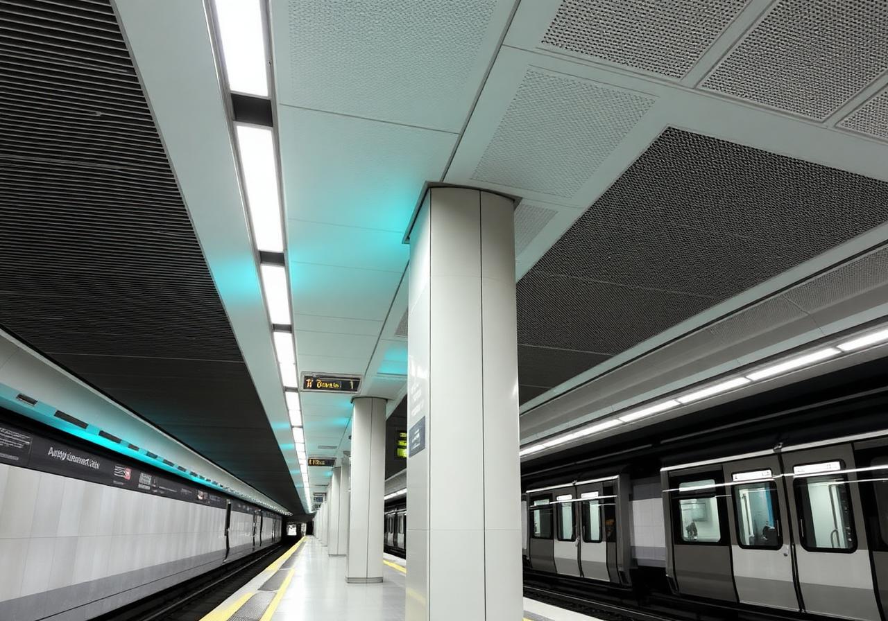 Acoustic and vibration control solutions for rail & metro projects